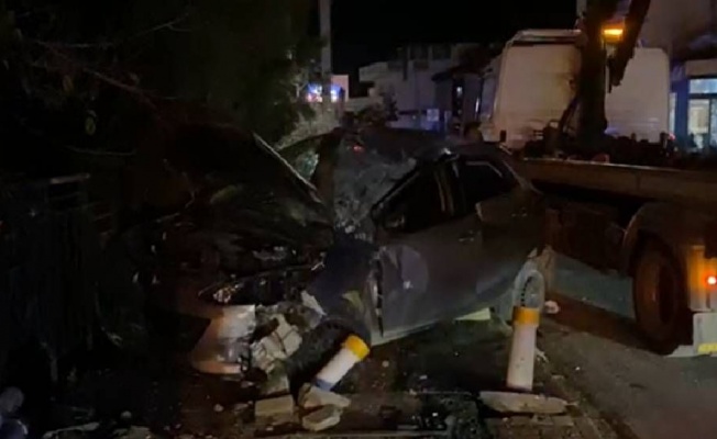 Girne’de kaza: 1 kişi yaralandı