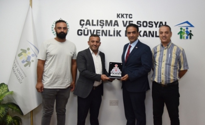 Gardiyanoğlu, TSK Vakfı KKTC temsilcisi Sancar’ı kabul etti
