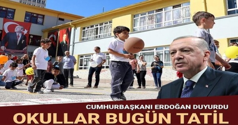 Türkiye'de 30 Ekim'de okullar tatil edildi