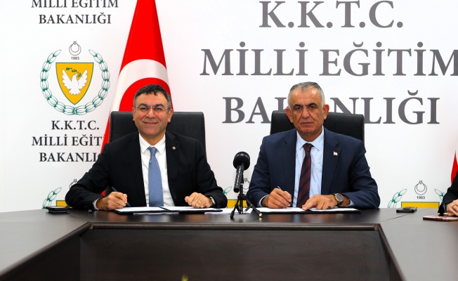 Milli Eğitim Bakanlığı ile Kuzey Kıbrıs Turkcell arasında iş birliği protokolü imzalandı