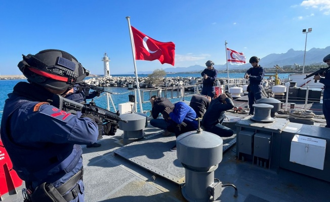 Türkiye Sahil Güvenlik Komutanlığı bağlısı botlar ile ikili Liman/Deniz Eğitimleri Gerçekleşti